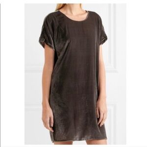 Madewell velvet relaxed fit shirt dress Sz S / M